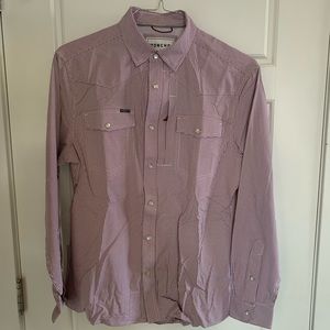 Poncho checkered pearl snap shirt | small slim fit